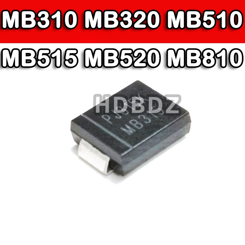 10PCS MB310 MB320 MB510 MB515 MB520 MB810 SMC Showteki Diode IC SMD ...