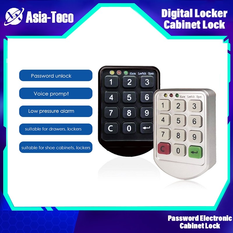 Locker Lock Password Electronic Cupboard Keypad Lock Electromagnetic ...