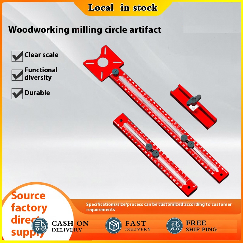 Router Circle Cutting Jig Router Milling Groove Bracket-Cabinet Jig ...