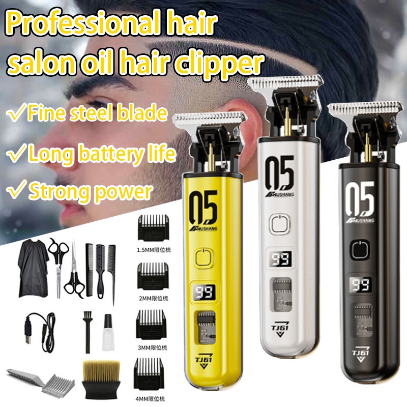 Electric Hair Clipper Professional Men trimmer shaver cordless ...