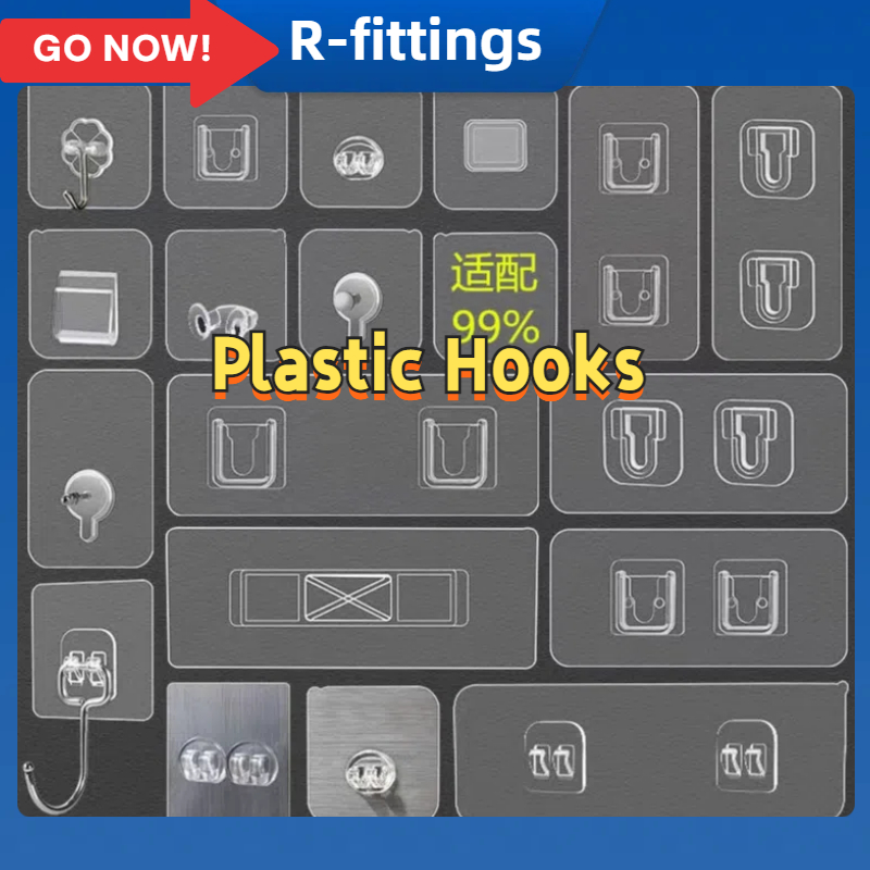 Non-marking Hooks Without Punching Sticky Hooks Bathroom Kitchen Sub ...