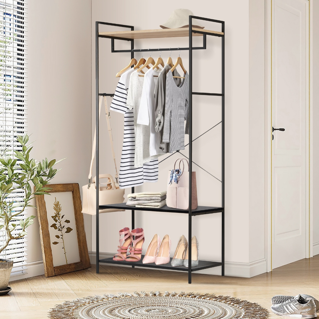 Heavy Duty Clothes Rack for Hanging Clothes, Garment Rack Dress Rack ...