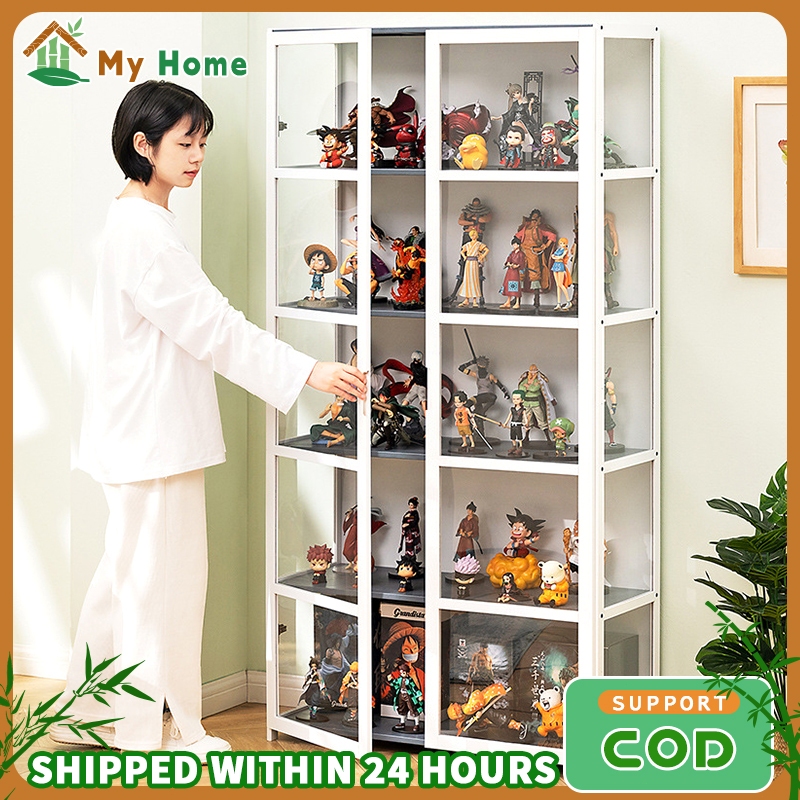 MY Home Display Cabinet Acrylic Transparent Model Toy Showcase Hand ...