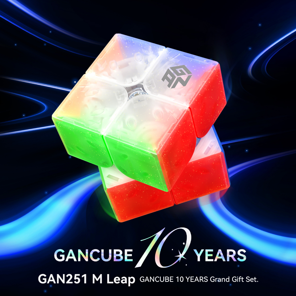 GAN 251 M Pro Magnetic Speed Cube 63 Magnets Educational Toys 2X2 Gift ...