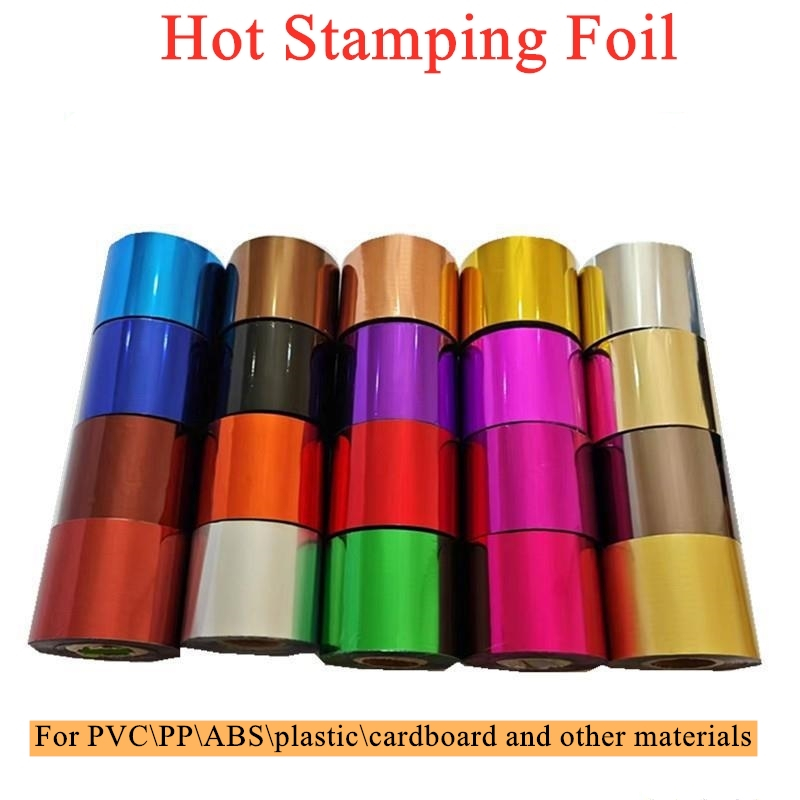 OGDFURN 3/4/5/6/8/10cm Width Hot Stamping Foil Roll Heat Transfer Foil ...
