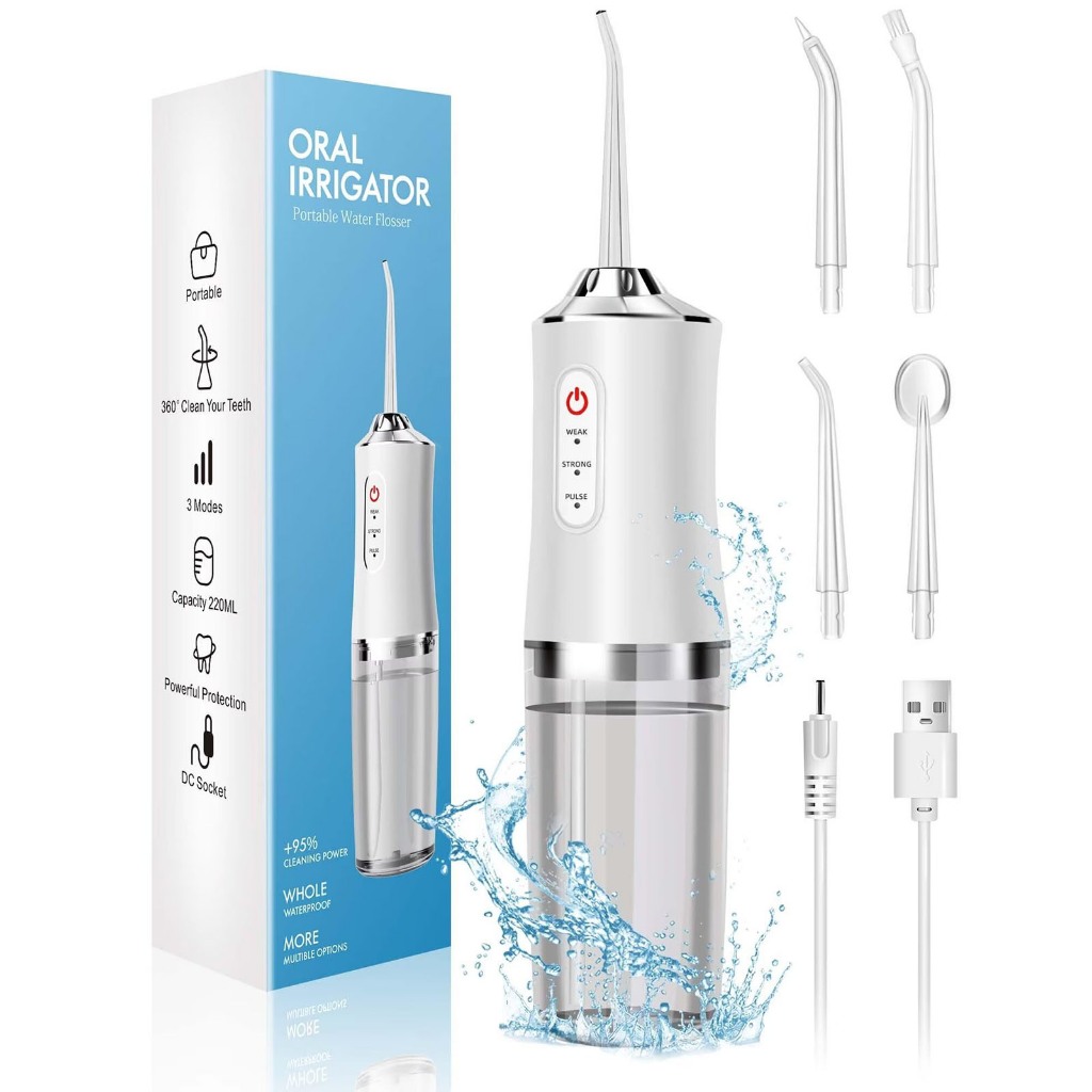 Powerful Water Oral Waterpick Irrigator Jet Ultrasound Air Ipx7 ...