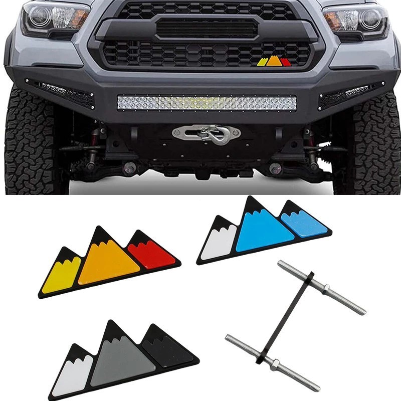 For Toyota TACOMA 4RUNNER TUNDRA, ABS New Grille Three-Color Emblem ...