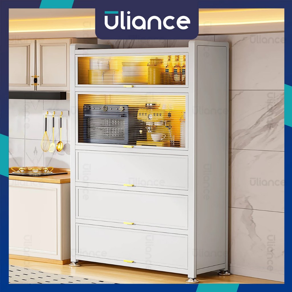 Uliance Kitchen Cabinet Rack Shelves Microwave Oven Kitchen Storage ...