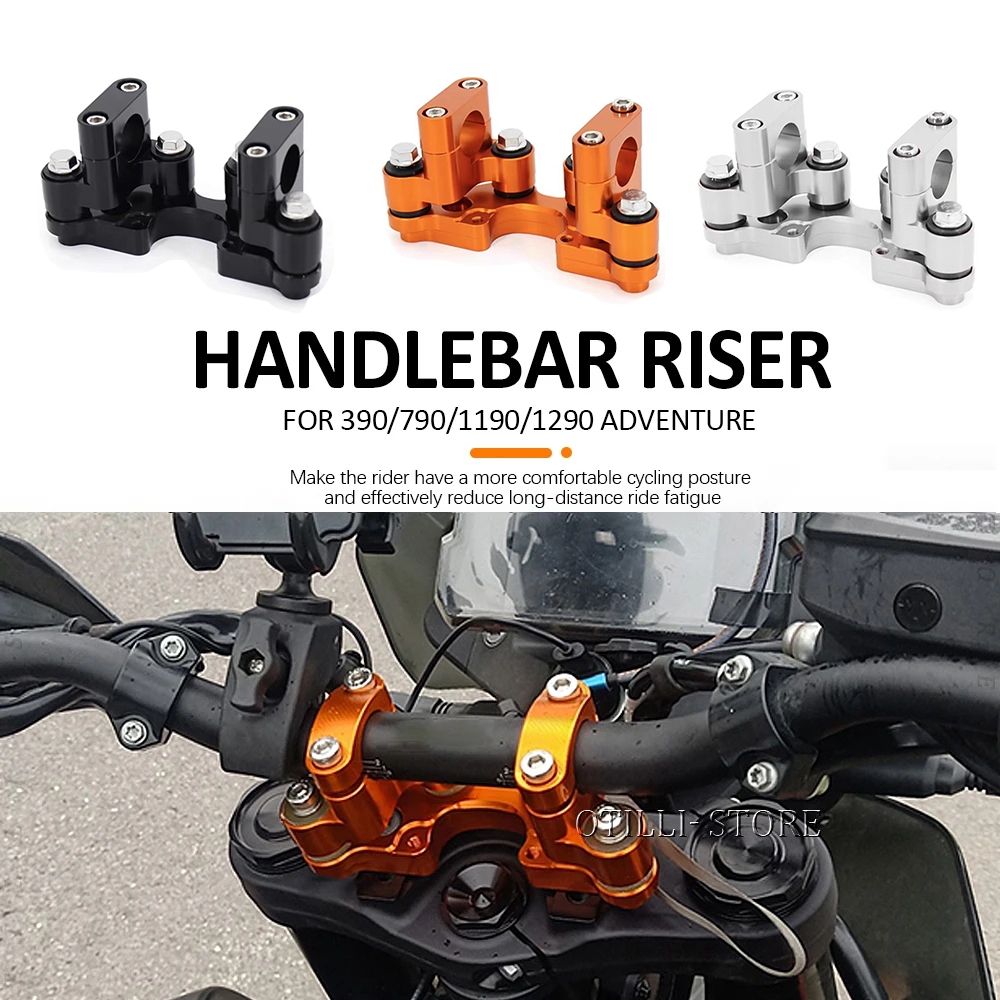 Motorcycle Accessories Steering Damper Mount Handlebar Riser Kit For ...