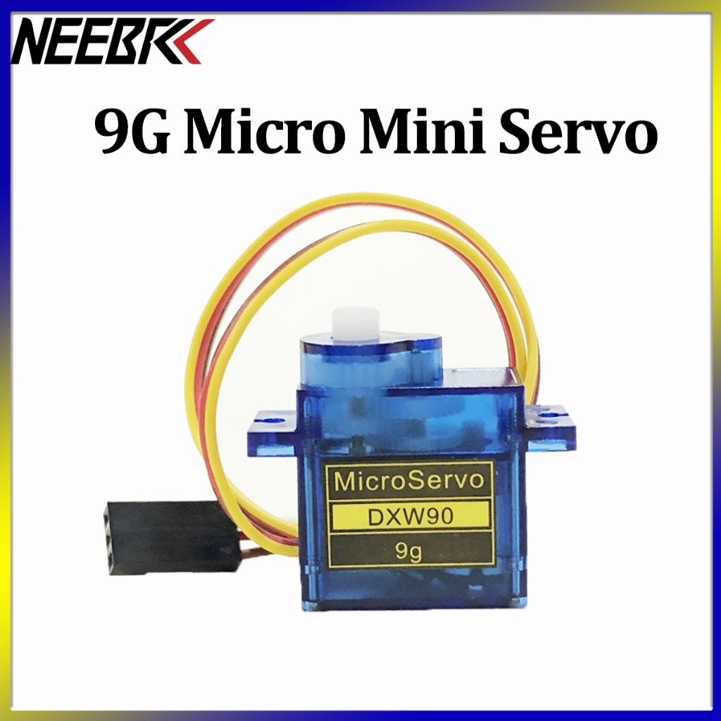 Confezione 3 Micro Servo Motori 9G SG90 – Ingressi In Metallo, 180°, Per Arduino E Progetti RC
