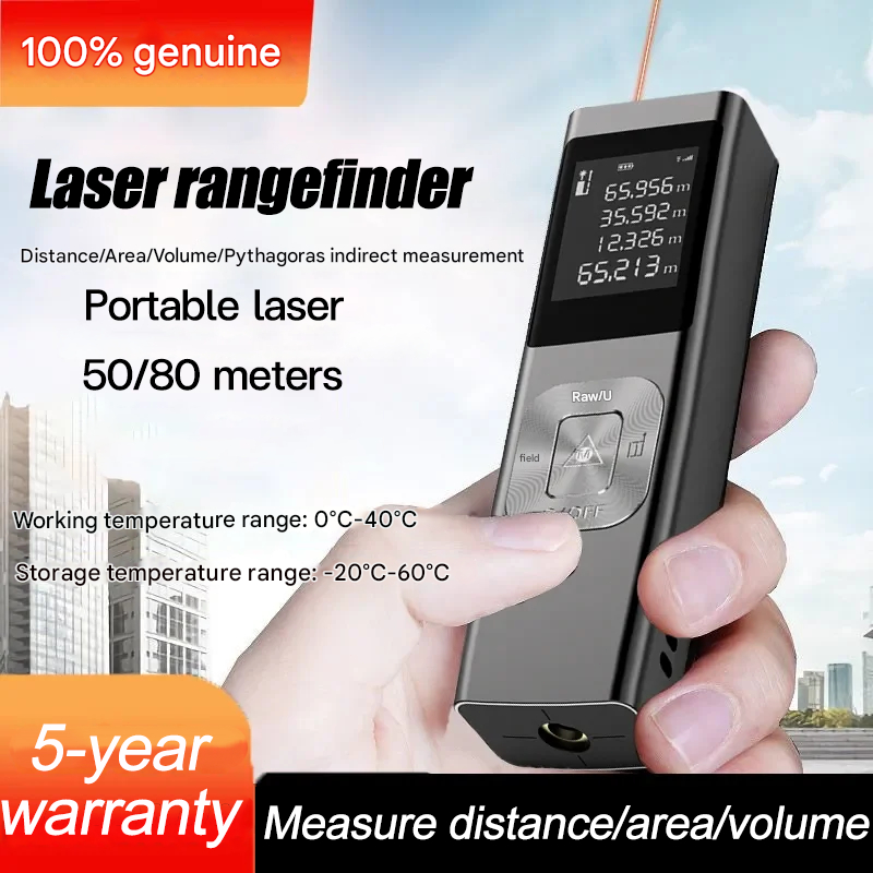 Mini Laser Distance Mete,50M 80M rechargeable digital laser distance ...