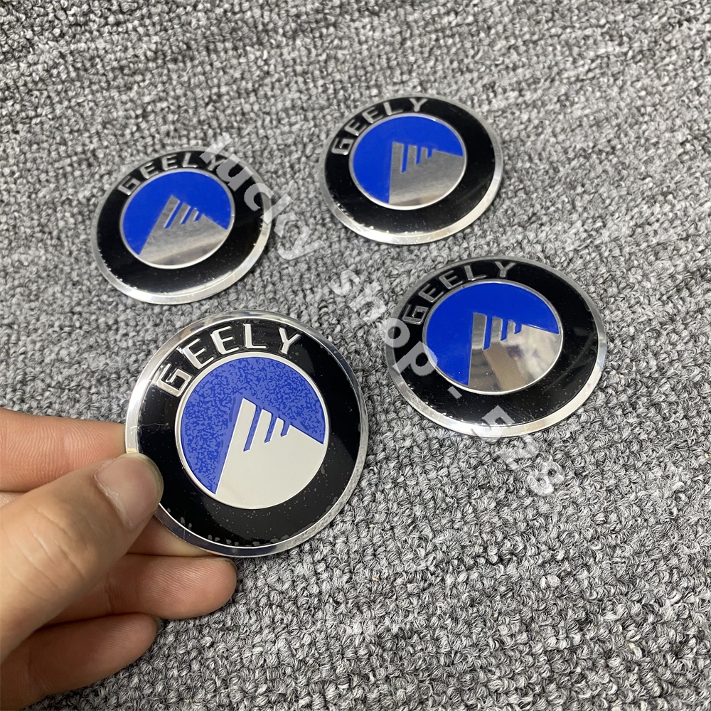 4pcs Geely Car Logo Wheel Center Hub Cap 56mm Stickers Tire Rim Caps ...