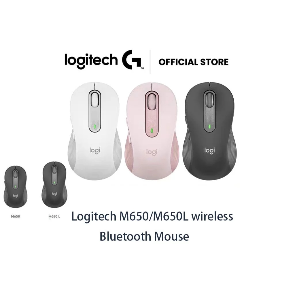 Logitech M650/650L Wireless Mouse Bluetooth/USB Silent Click | For ...