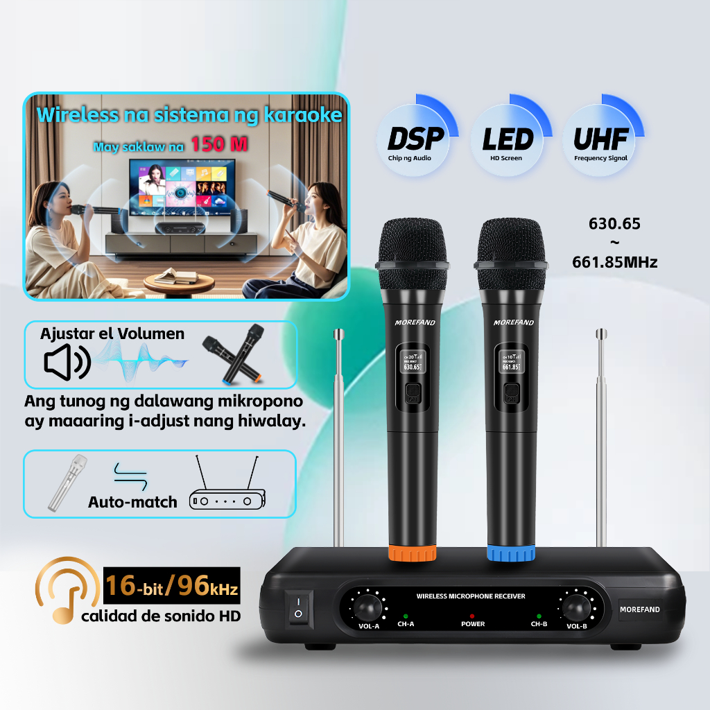 microphone, handheld microphone, white mobile microphone, floating ...