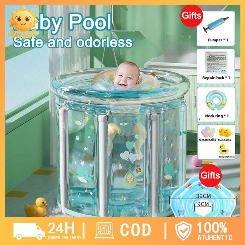 Baby Pool Inflatable Swimming Pool Children Foldable Mini pool 75*75cm ...