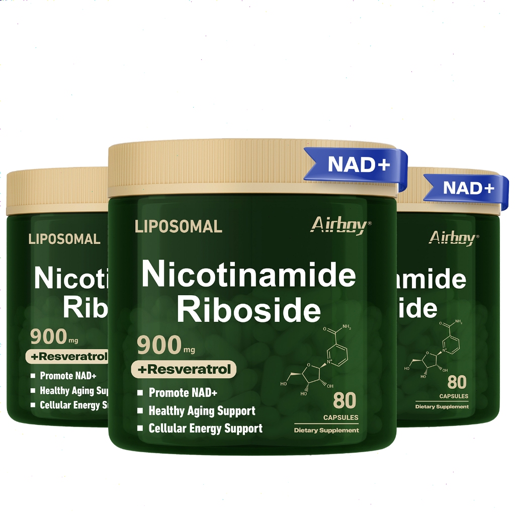 NAD Supplement, NAD Nicotinamide Riboside 900 Mg for Men and Women ...