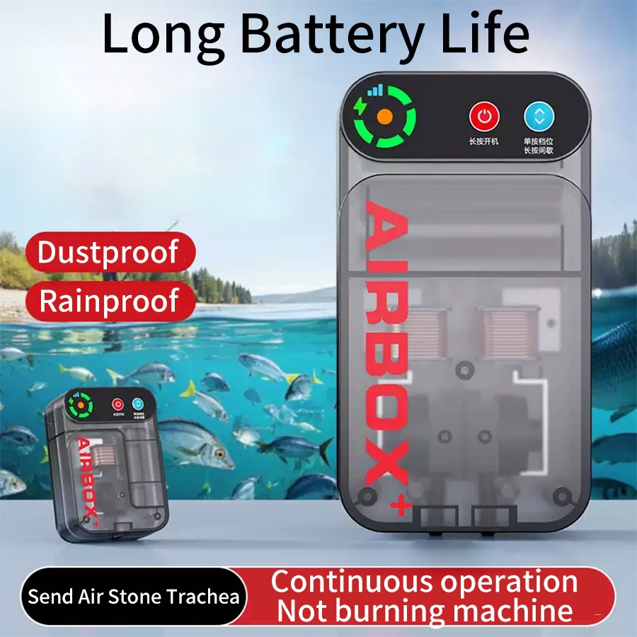 Old Fisherman-Portable Oxygen Pump Outdoor Fishing Special Rechargeable ...