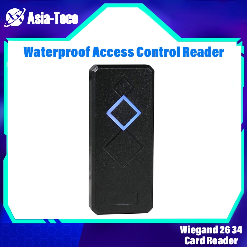 Waterproof Card Reader Wiegand 26 34 LED Indicators Security RFID EM ID ...