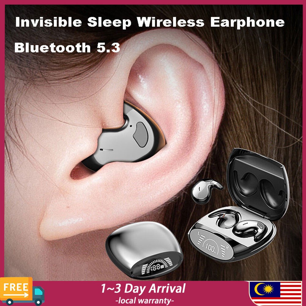 (🔥MY stock🔥) Mini Headphones Sleep Invisible Headphones Noise Canceling ...