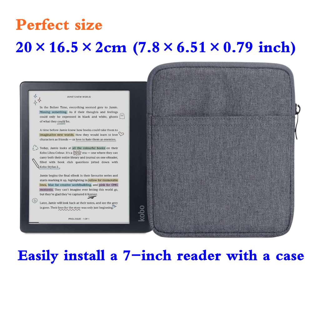 Tablet Protective Bag For KOBO Libra 2/Colour(2024) 7