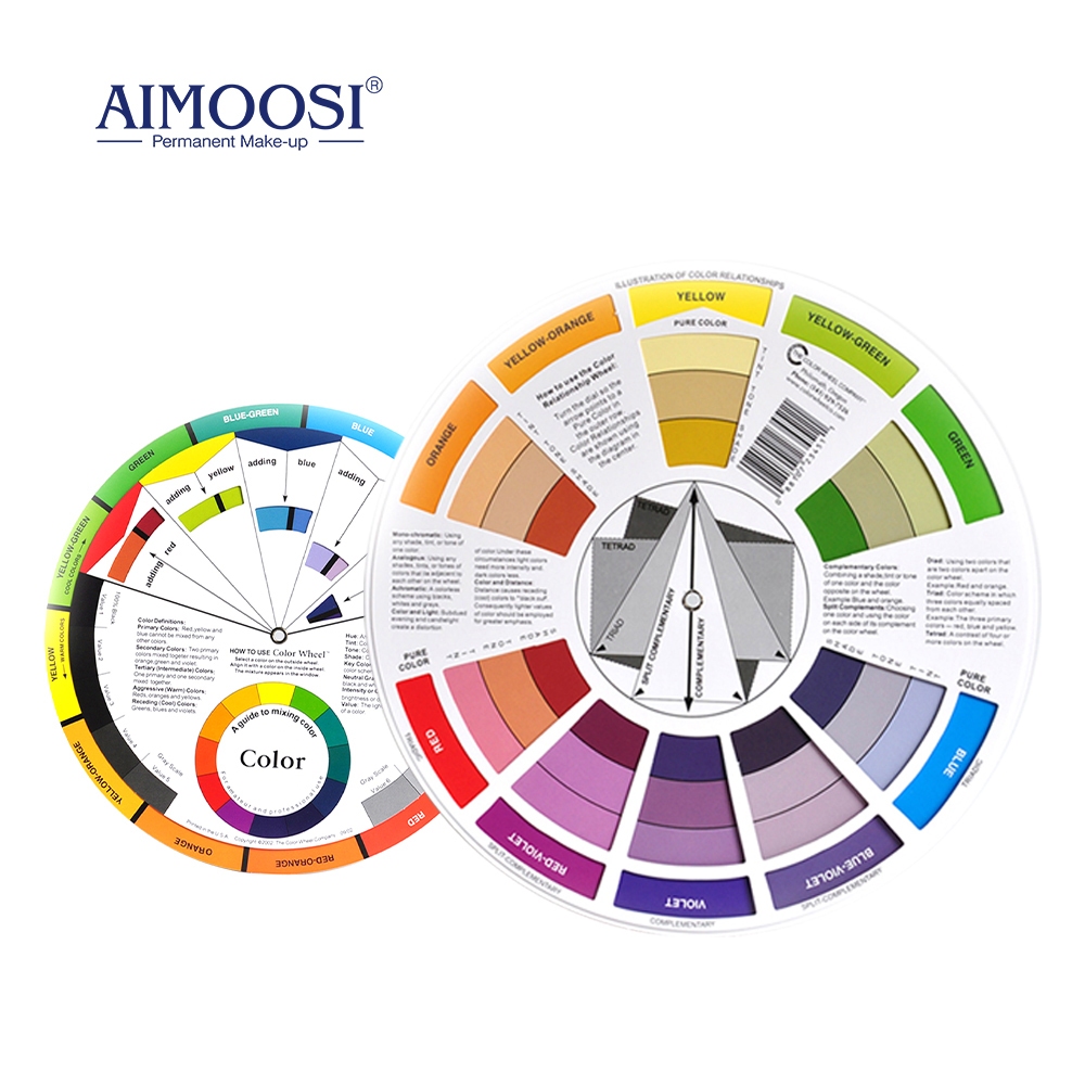 Professional Eyebrow Color Wheel Professional Color Palette Quality of ...
