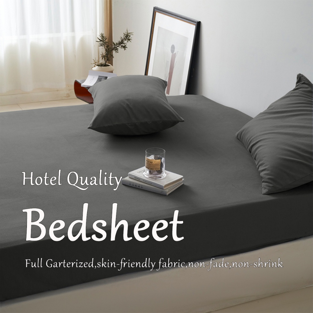 Bedsheet Set Single/Super Single/Queen/King Size Fitted Bedsheet 床单 ...