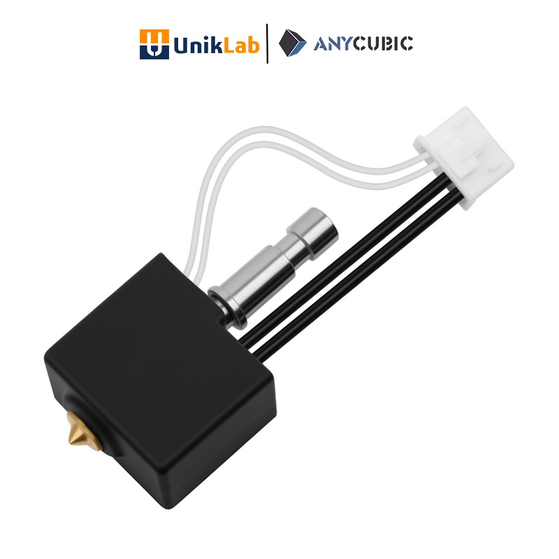 Hotend Aggiornato Per Anycubic Kobra S1 Combo – Bi-Metal Heatbreak E Ugello 0,4 Mm In Ottone Con Calza Silicone