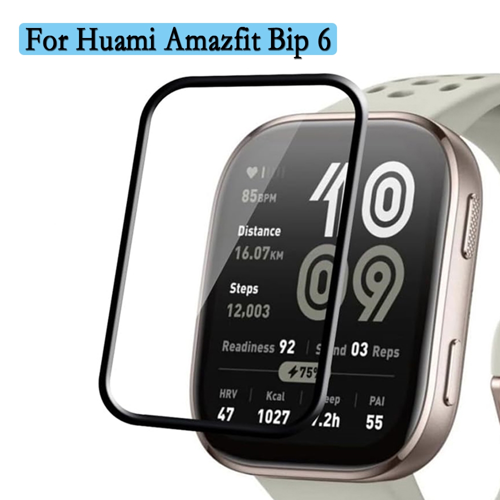 Brotect Pellicola 3D Curvo Per Huami Amazfit Bip U Pro – 2 Pezzi Full-Cover, Anti-Graffio
