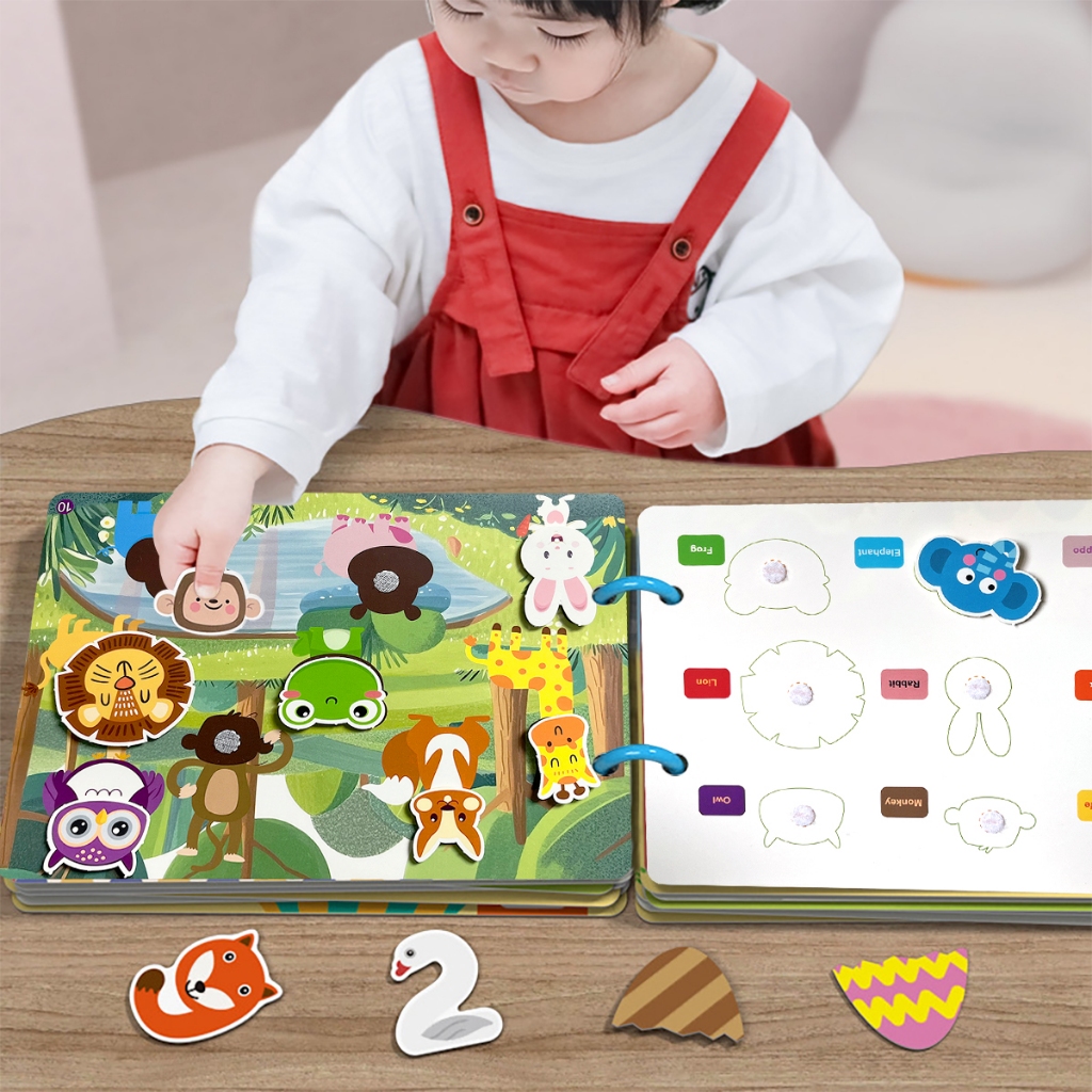 [FAST DELIVERY] 30 Pages Baby's First Enlightenment Book Kids Busy Book ...