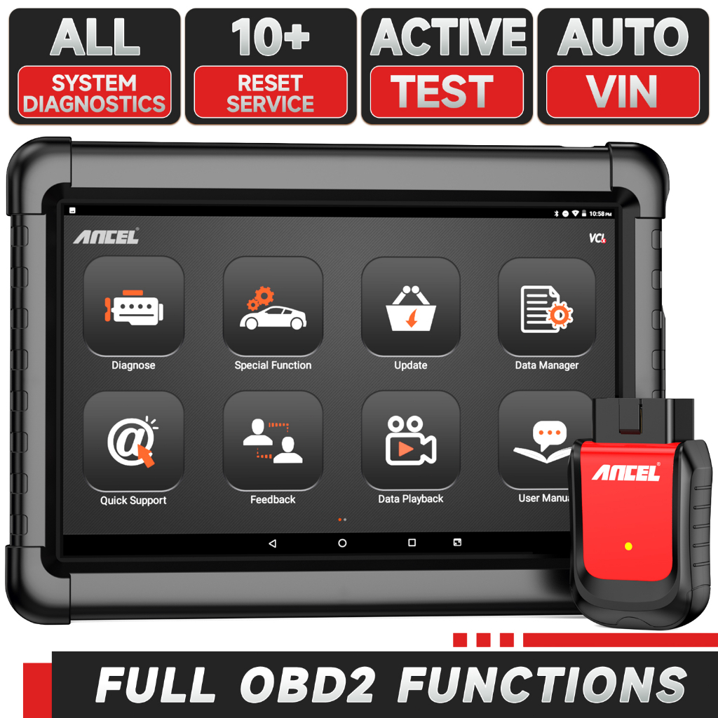 【Local Ship】Ancel X6 OBD2 Automotive Scanner Professional Professional ...