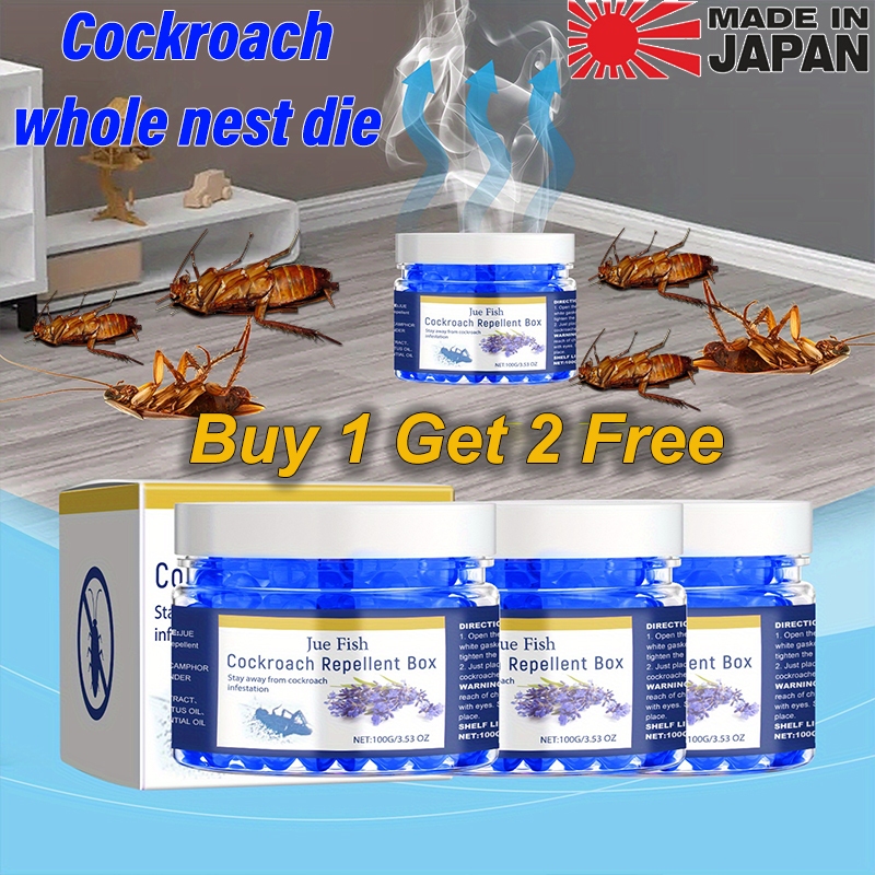 Racun Lipas MOGO Cockroach killer Stick anywhere Cockroach repellent ...
