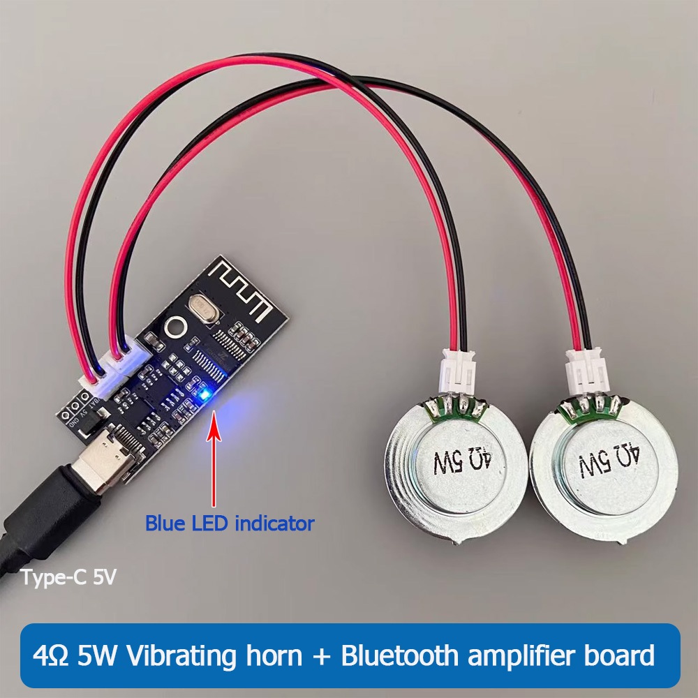 4Ohm 5W diy speaker Bone conduction hidden sound system Vibration horn ...
