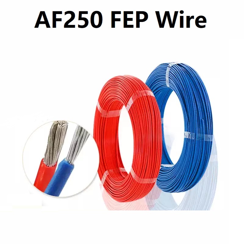 AF250 FEP Wire 26/25/24/22/20/18/17/15/13AWG High Temperature DIY FEP ...