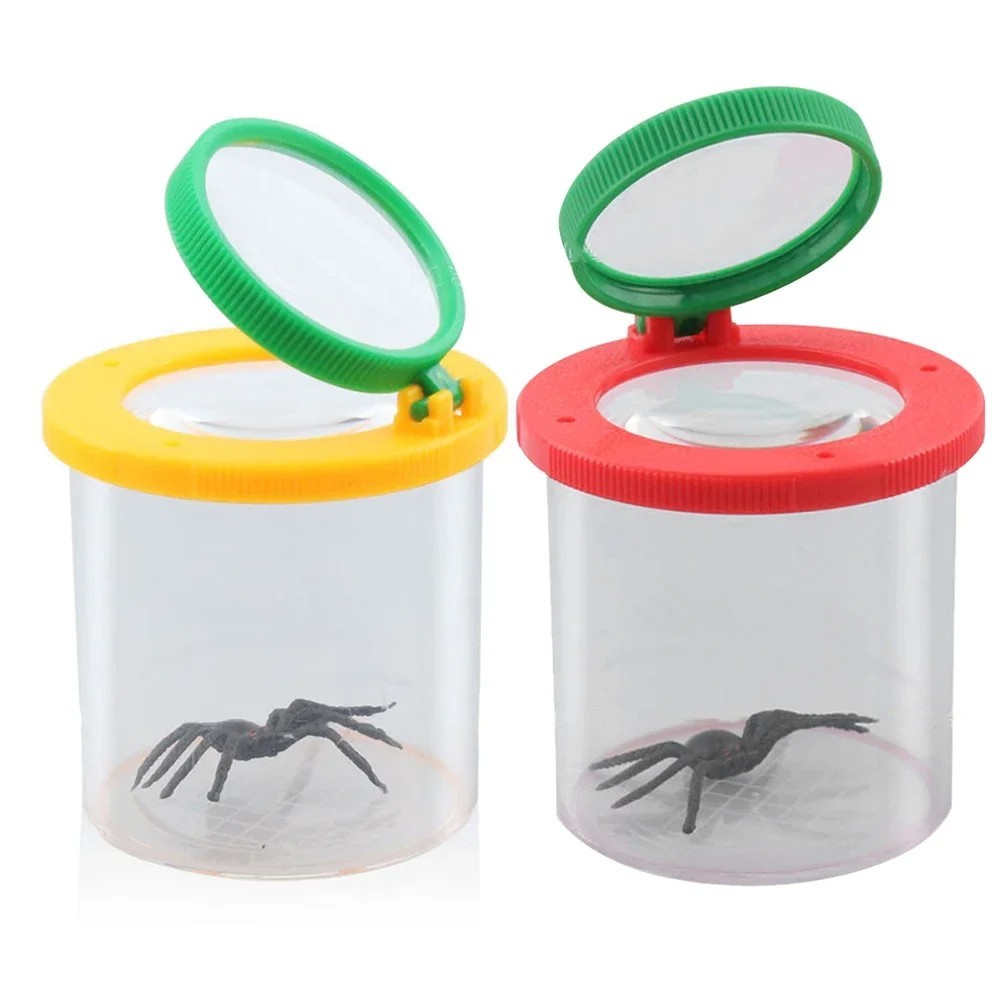 Home Magnifying Glass Children Crawler Spider Insect Observation Box 3X ...