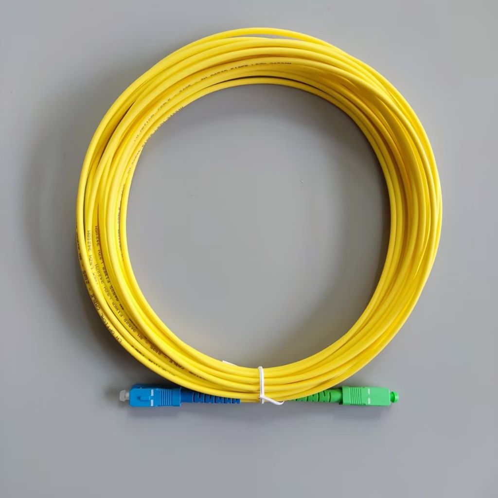 5M/10M/15M SC APC To SC UPC 3.00mm Indoor LSZH FTTH Single Mode Fiber ...
