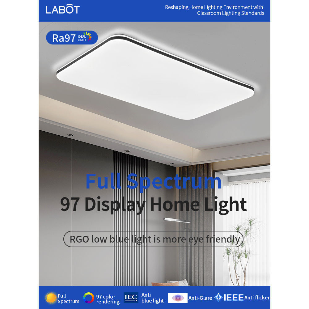 Surface Mounted Ceiling Light 36W 54W 72W Bedroom Living Room LED ...