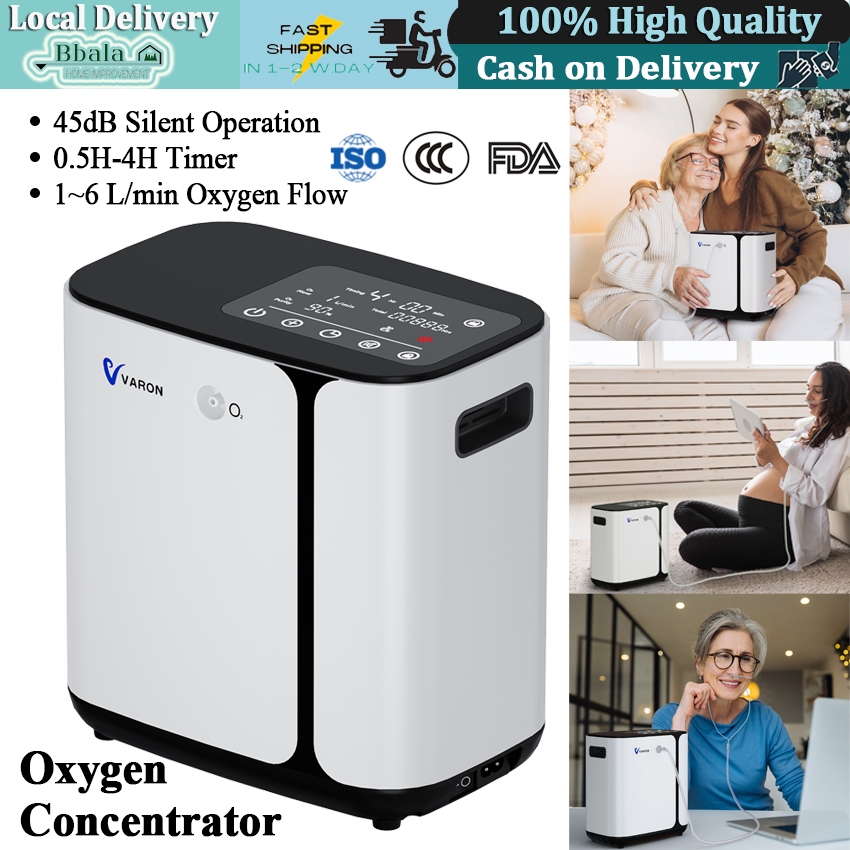 ⚡️Local Delivery⚡️ 1L-6L Oxygen Concentrator Machine for Home Use with ...