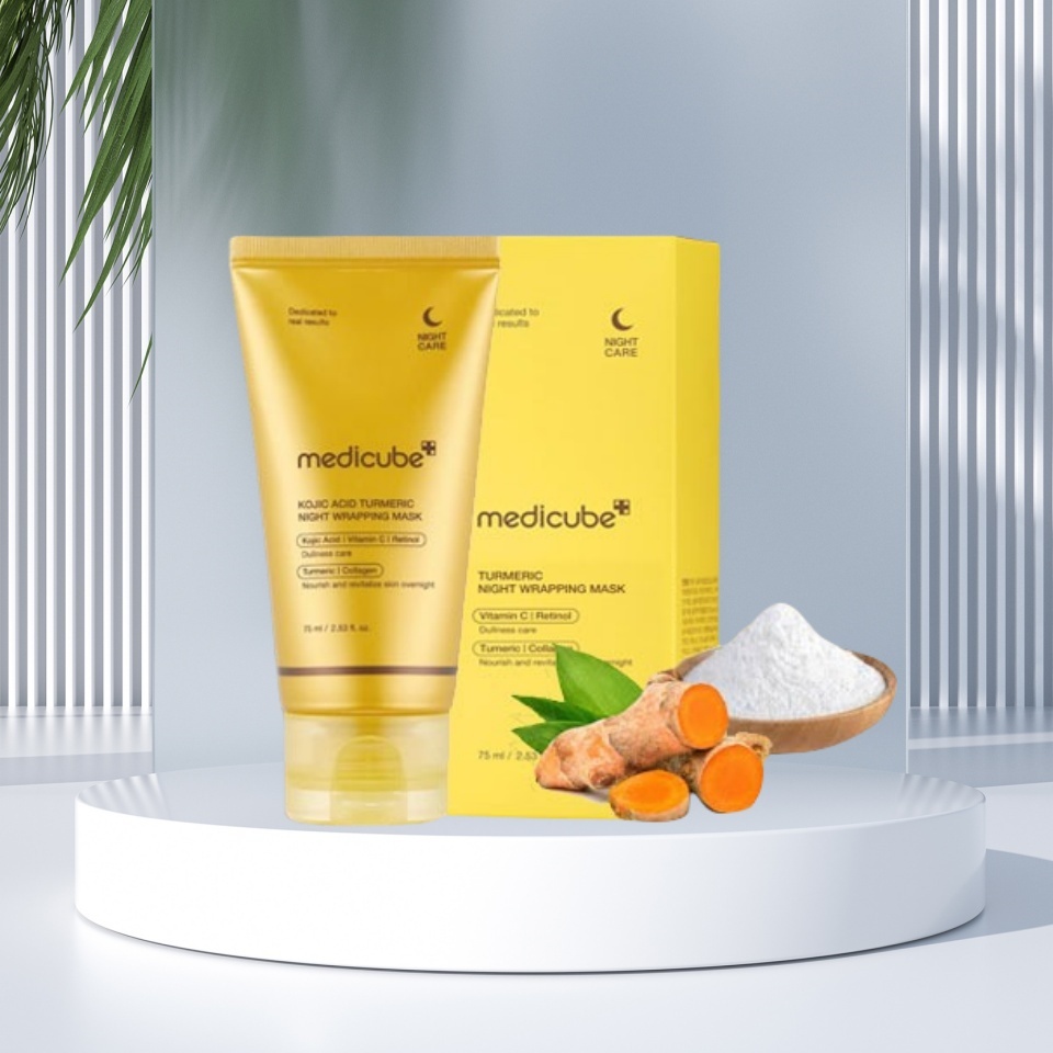 Medicube Kojic Acid Turmeric Night Wrapping Mask (50ml | Shopee Malaysia