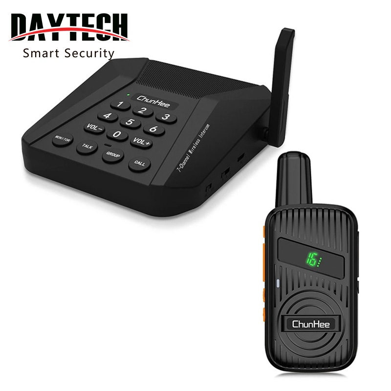 Daytech Wireless Intercom System walkies talkie 1 to many 1.5 Miles ...