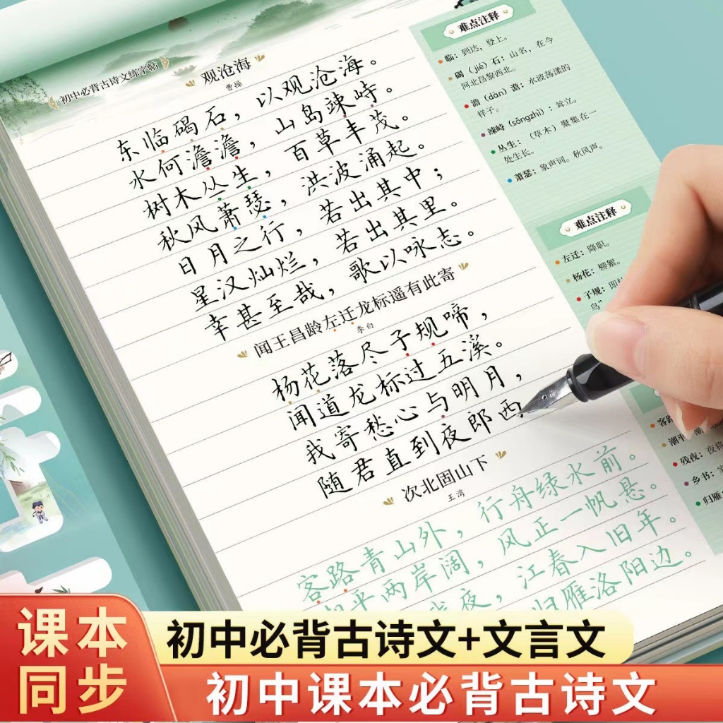 【2 Books】Basic Chinese Characters Calligraphy Practice Book Chinese ...