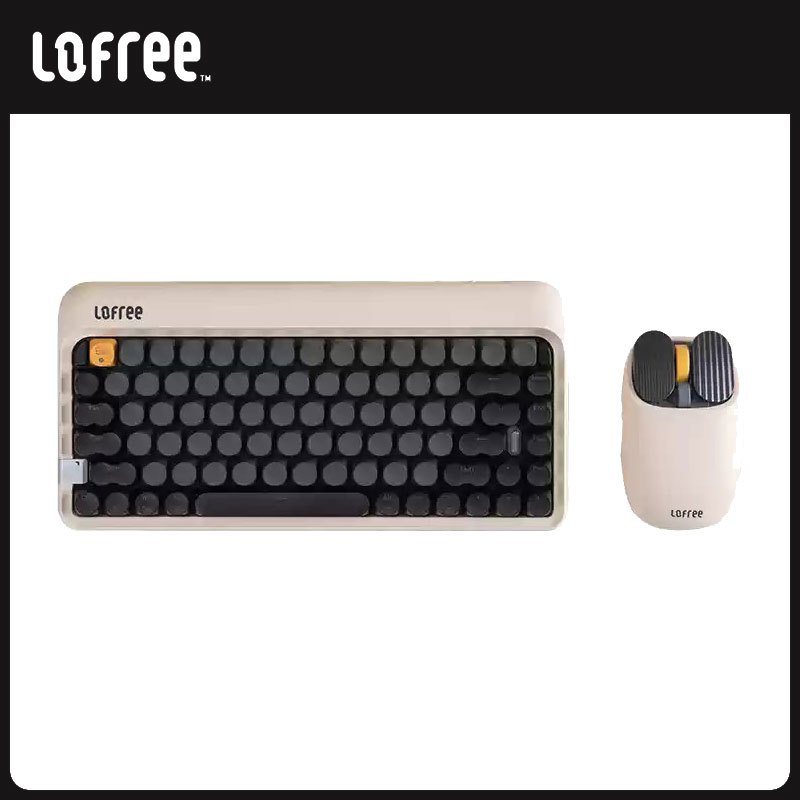 Lofree 1970S 84 Keys Mechanical Wireless Keyboard Bluetooth 2.4G For ...