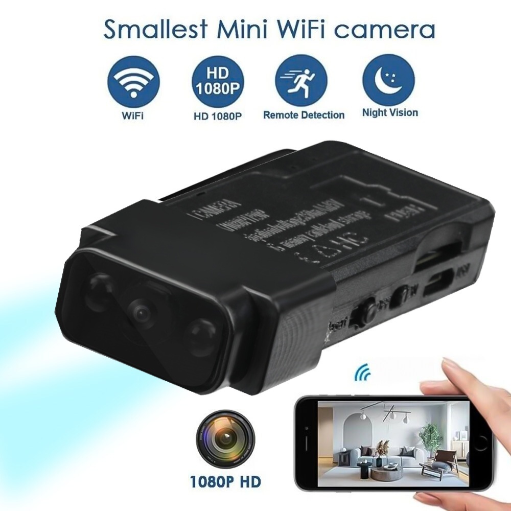 1080P HD Smart Camera with Audio | WiFi Mini Camera | Motion Detection ...