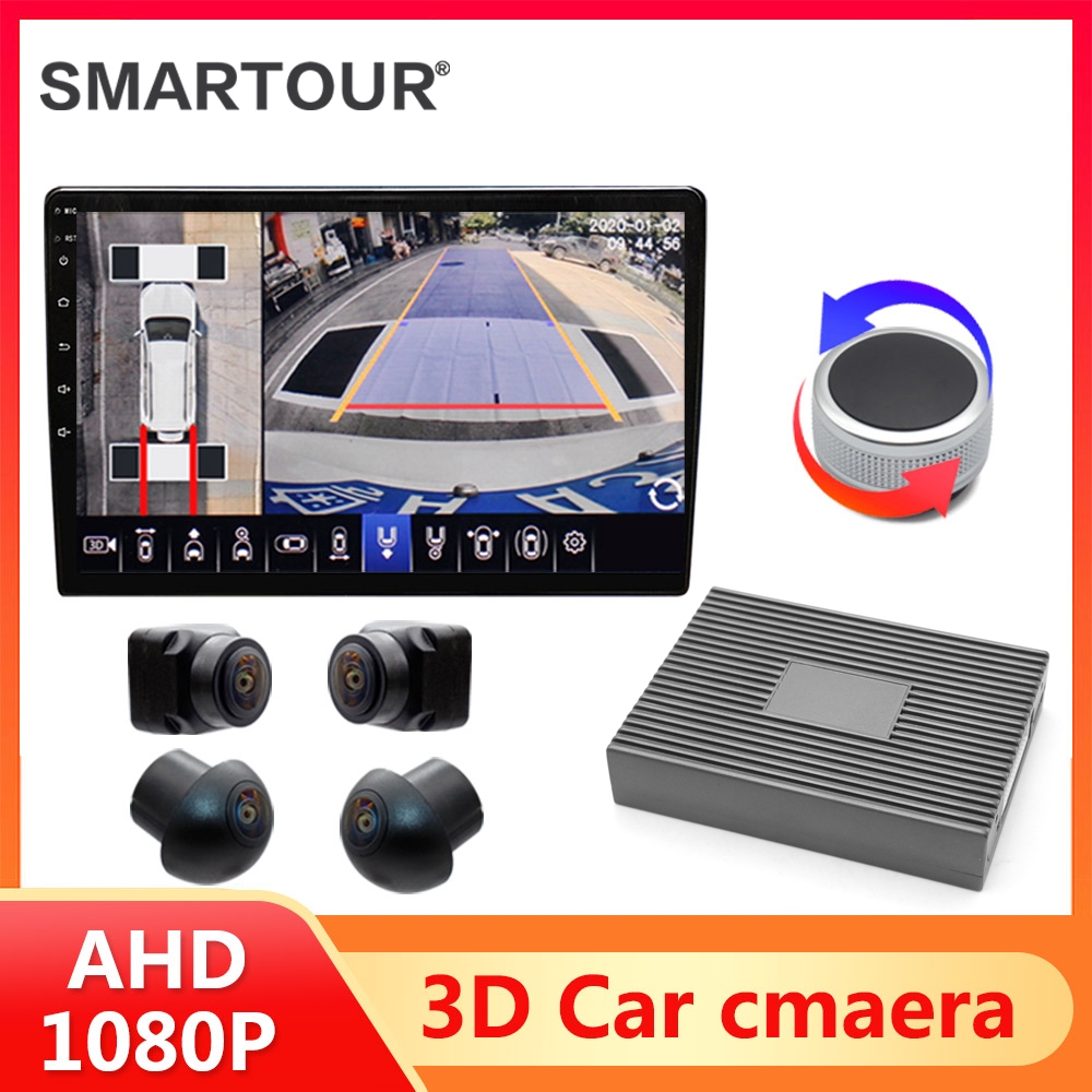 Smartour 3D AHD Surround View Monitoring System 360 Degree Driving Bird ...