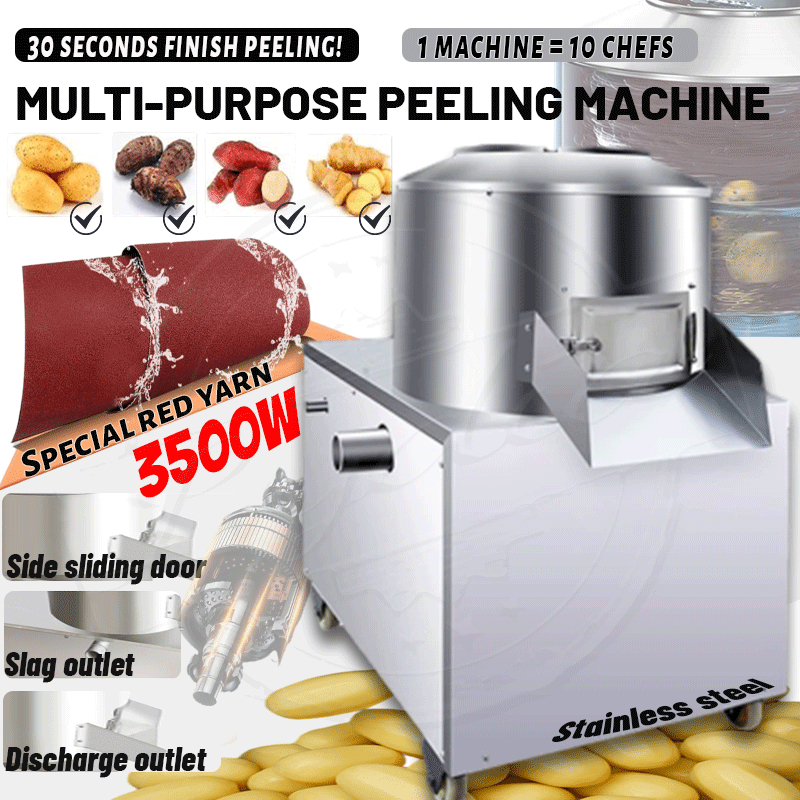 Potato Onion Skin Peeling Machine Heavy-Duty Auto Peeling Machine for ...