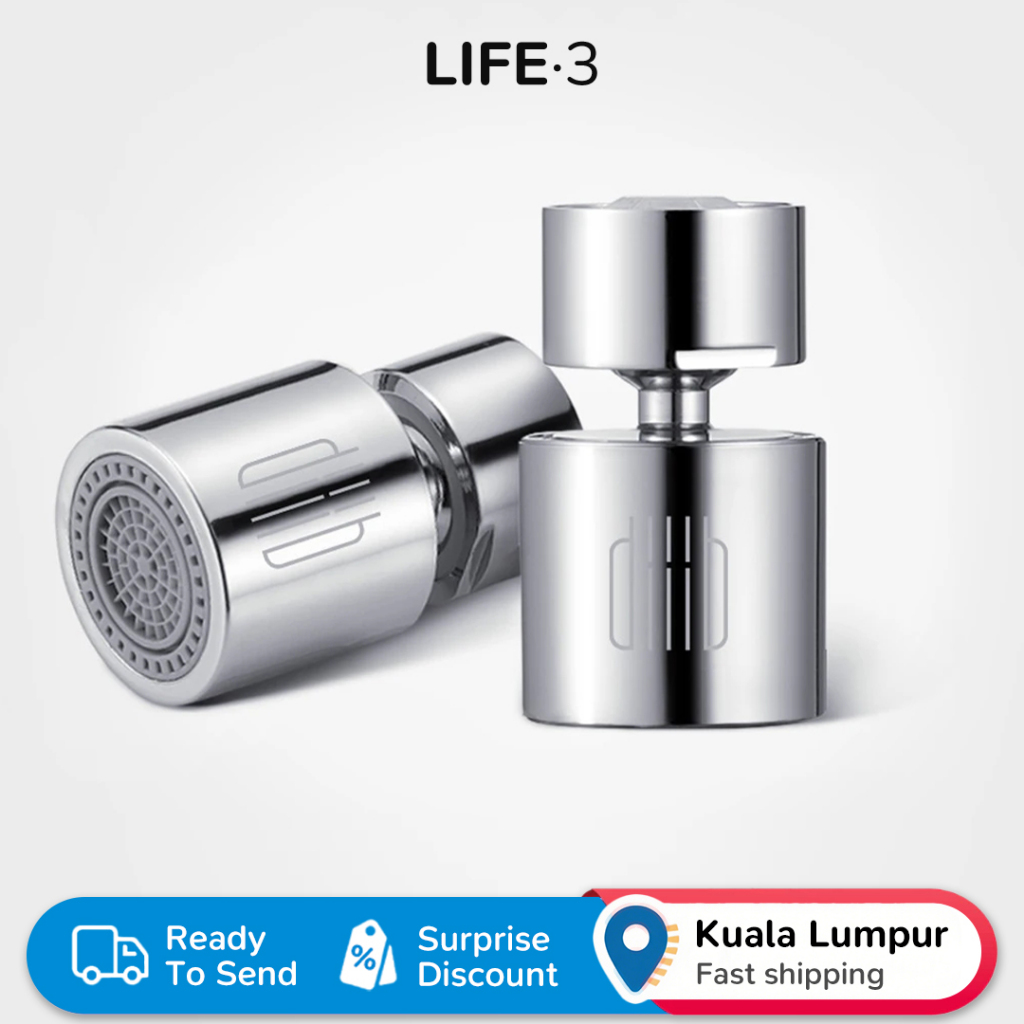 Diiib Kitchen Faucet Aerator 360 Degree Water Filter Diffuser Water ...