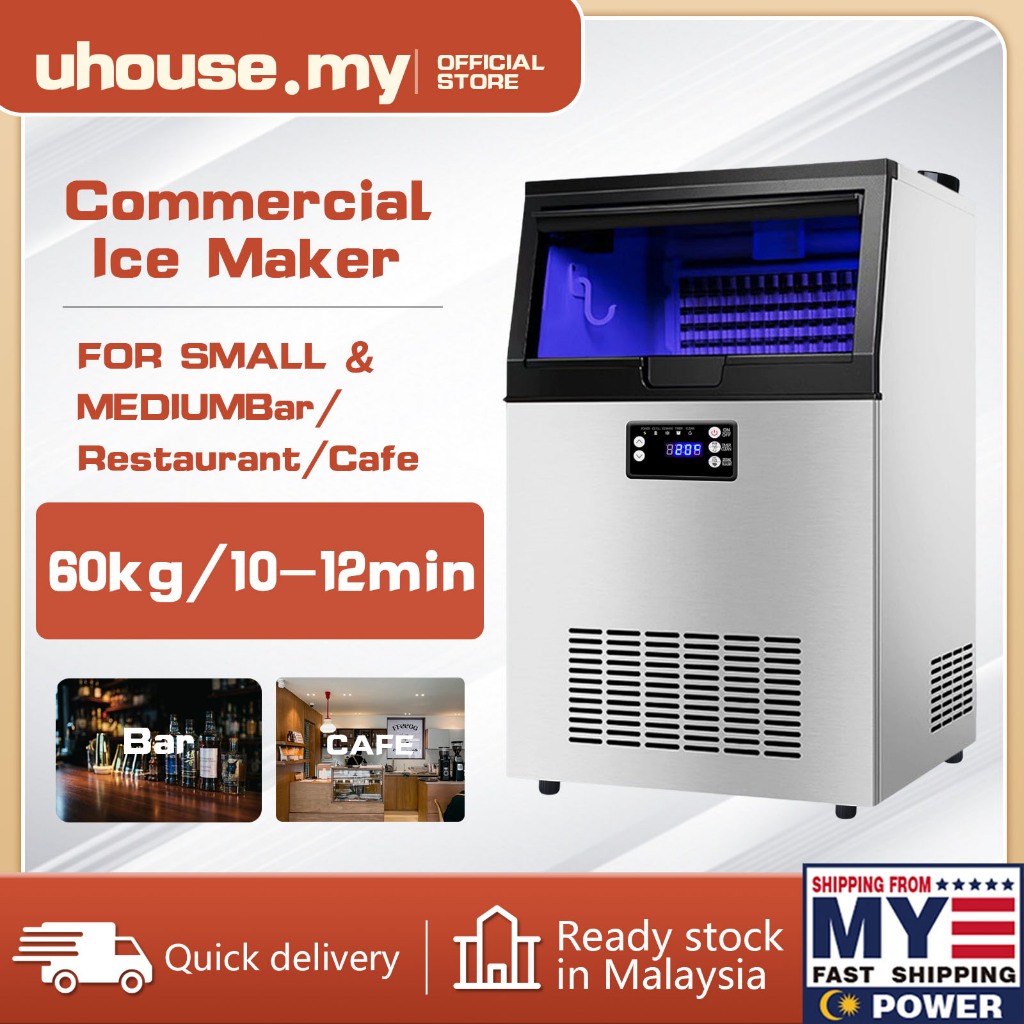 121lbs/24H Electric Ice Maker Portable 15kg Capacity Fast Icing LCD ...