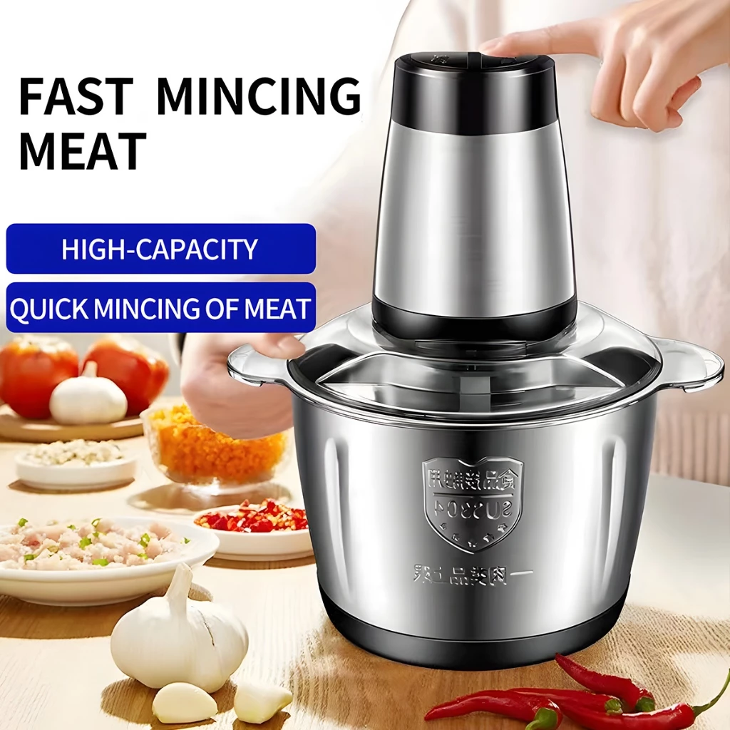 KECREA Electric Stainless Steel Meat Grinder