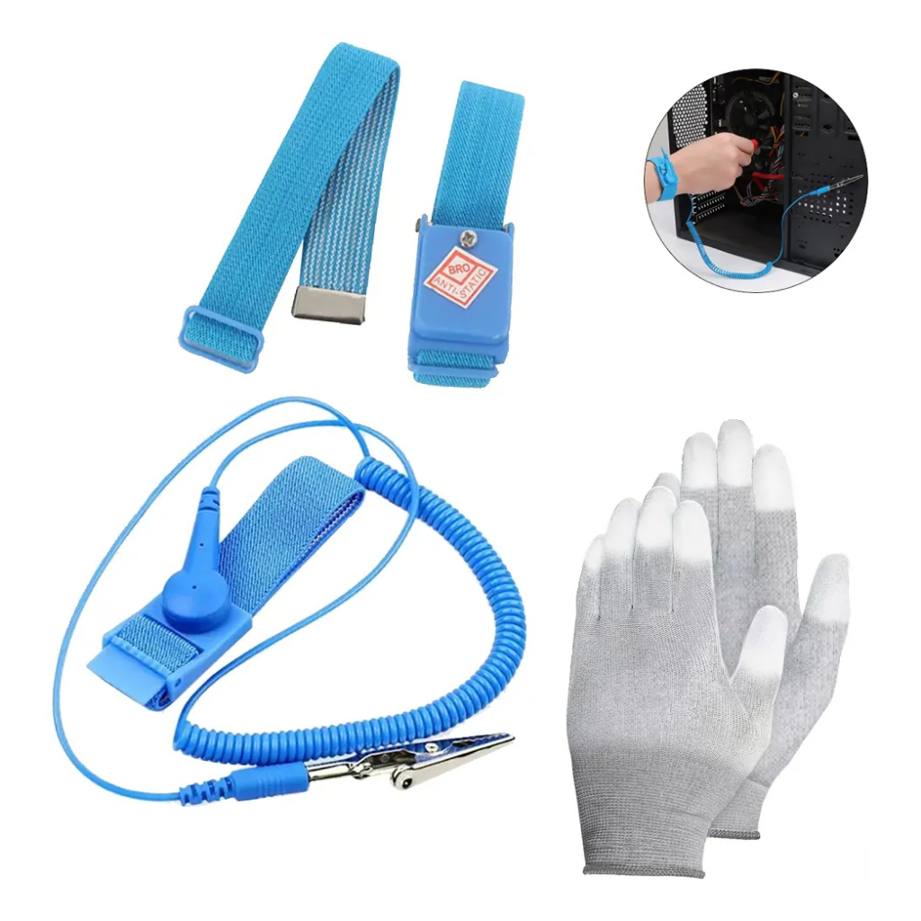 Anti-Static ESD Wrist Strap Wristband Asjustable strap Extendable ...