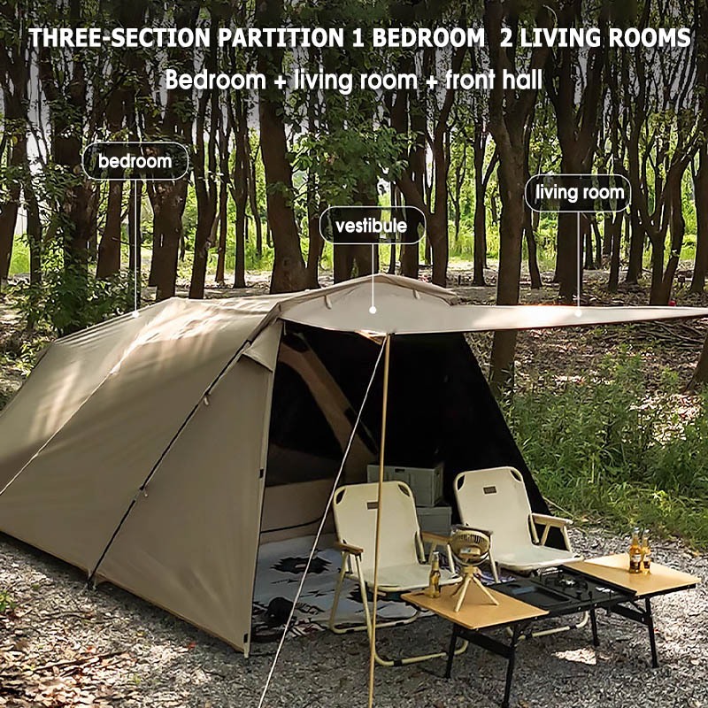⚡️Ready stock⚡️One bedroom and two living room tent explorer outdoor ...
