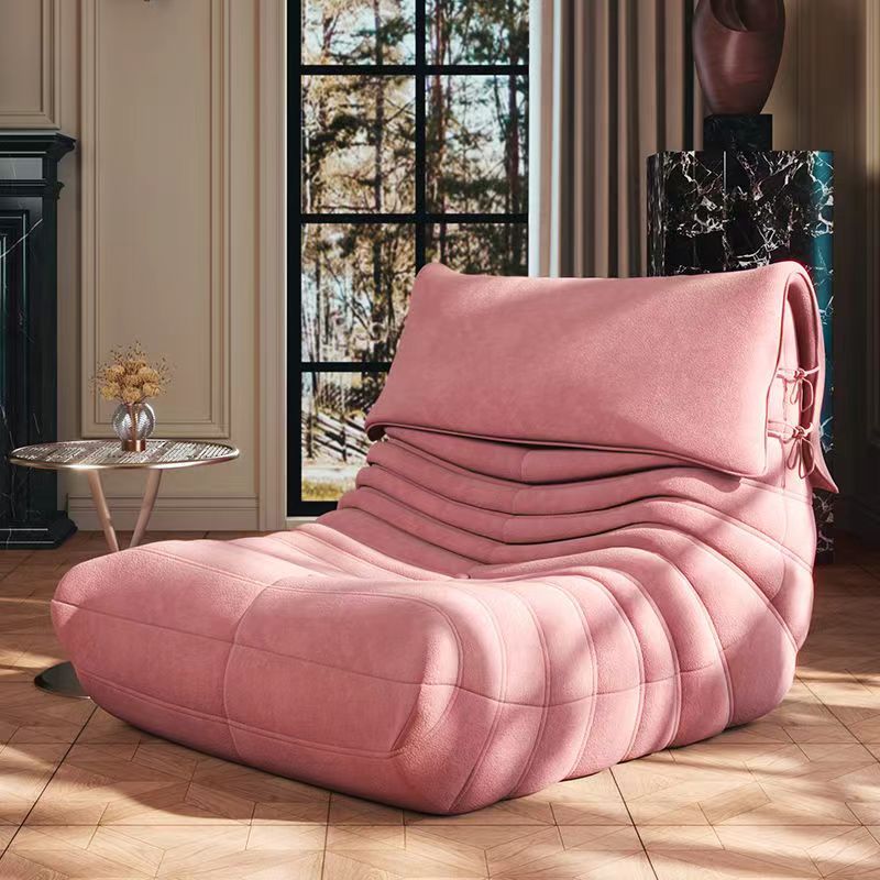Lazy Sofa Caterpillar Balcony Reclining Leisure Chair Net Red Bedroom Can Lie And Sleep Tatami Single Small Sofa